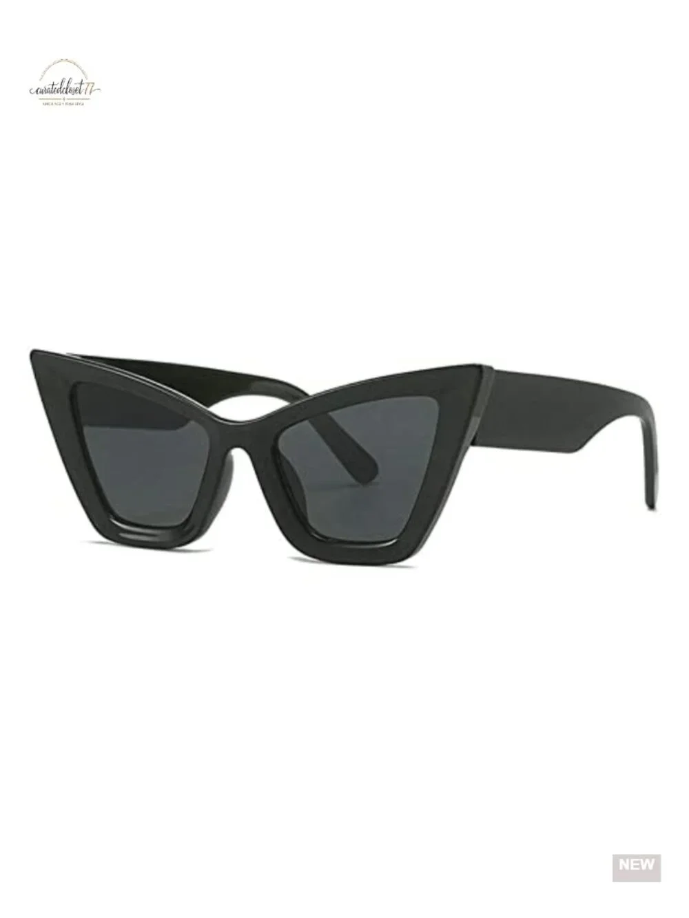 Vintage Oversized Cat Eye Sunglasses UV400 Protection for Women Men